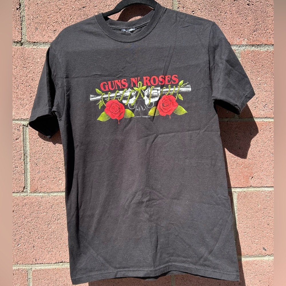 Vintage 90s Black Guns N' Roses T-Shirt Small